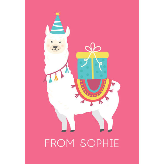 Llama Gift Stickers